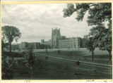 View of General Hospital and Newton Road from the northwest, the University of Iowa, Aug. 1933