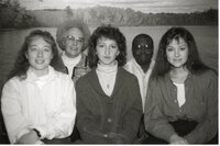 1988 Lisa Neidermayer, Dorothy Davis, Kathy Baughman, Terry Cosby, and Sally Mehaffy 