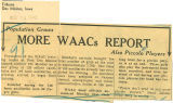 More WAACs report