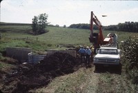 Duncan farm installs an aluminum toewall.