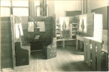 Playhouses in junior primary classroom, The University of Iowa elementary school, March 31, 1930