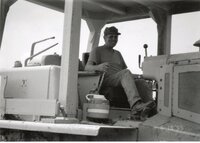 2002 Harold Baker on earthmoving machine