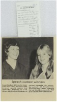 1972 - Speech Contest Winners