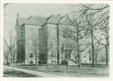 East view of Calvin Hall on the Pentacrest, the University of Iowa, between 1900 and 1905