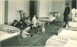 Small children in a dormitory, The University of Iowa, 1920s