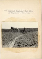 1938 - Farmer plowing across waterway in Missouri