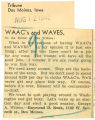 WAAC's and WAVES