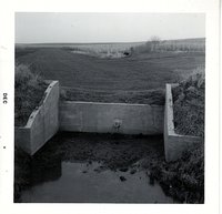 Weir notch on Otto Hansen land