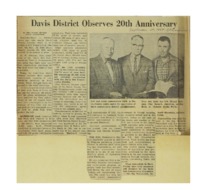 1964 - Davis District Observes 20th Anniversary