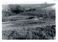 Albert Knake farm at various stages of conservation construction, 1965