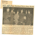 WACs arrive from abandoned post in sunny Florida
