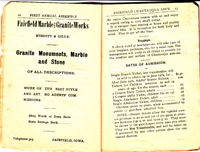 First program booklet for the Fairfield Chautauqua 1904