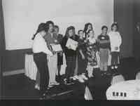 Teenagers receive awards at conservation awards banquet