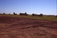Larry Braby's Farm Before and After a Wetland Construction Project.