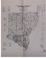 1964  Des Moines County General Highway and Transportation Map