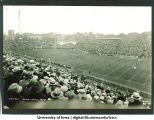 Iowa-Minnesota homecoming football game at Iowa Field, The University of Iowa, October 27, 1928