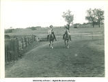 Horseback riding, The University of Iowa, 1950s