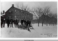 In winter, High, Iowa High Amana, Iowa 1910s