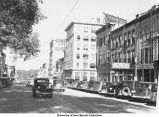 Business district, Iowa City, Iowa, June 6, 1940