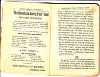 First program booklet for the Fairfield Chautauqua 1904