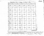 Iowa land survey map of t092n, r017w