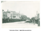 Commencement procession, The University of Iowa, ca. 1900s