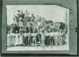 MacLean Hall construction crew, the University of Iowa, 1910