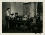 Recording results of nail testing, 1949