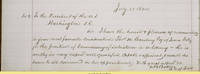 74. Iowa Adj. Gen. Nathaniel Baker to Lincoln recommending appointment of Thomas Banbury as Commissar of Subsistance