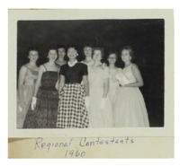 1960 - Regional Queen of Conservation contestants