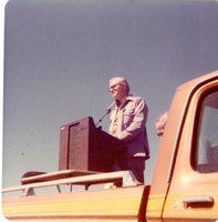 1976 Leon Foderberg  speaks at Big Wyacondah Watershed Dedication