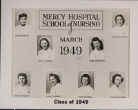 1901 - 1998 Nursing school class photos by year