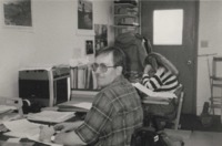 Lester Davison and Lisa Niedermayer in the Office.