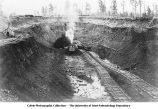 Open pit mine, Iowa, late 1890s or early 1900s