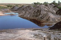 Coal mine spoils.