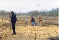 1999 Flint Creek Work day on Richard Olson's property