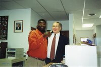2000  J.B. Martin and Mike Schwenker at the going away party in 2000. 
