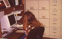 Ann D. in the Office.
