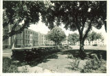 Parking lot at Westlawn, The University of Iowa, June 1932