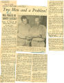 Menus provide a puzzle - two men and a problem