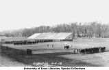 Inspection on Iowa Field, The University of Iowa, April 4, 1918
