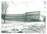 University Hospital School for Handicapped Children facing east, the University of Iowa, 1952