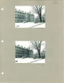 Currier Hall in the snow, The University of Iowa, 1920s?