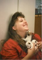 Jamie Fair and Newborn Puppies