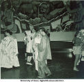 Modern art-themed costume dance, The University of Iowa, March 1940