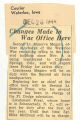 Changes made in WAC office here