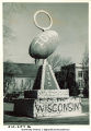 Homecoming corn monument, The University of Iowa, 1945