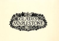 Gladys Maplestone Bookplate 
