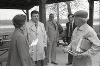 1980 Norman Berg meets with others