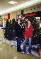 2002  Volunteers Rachel and Maureen Fosdick decorate Christmas tree